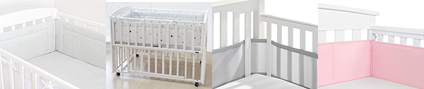  Example of bumper pads for baby crib