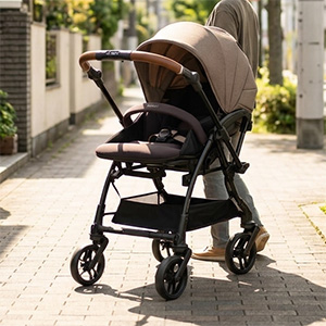 北区　A型ベビーカーレンタル　コンビ　スゴカルS JA ベージュ