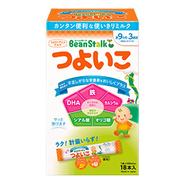 ビーンスターク フォローアップミルク　つよいこ スティック　14ｇ18本入り