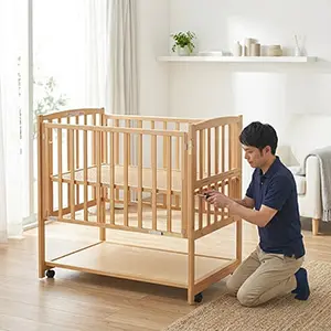 愛育ベビー自社便で組立・設置まで対応です。