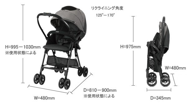 販売 コンビベビーカー ロングフィット48 エッグショック NJ ミニマル