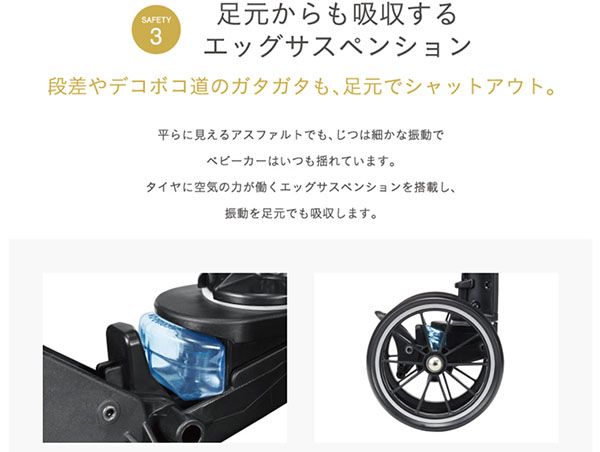 販売 スゴカルα 4キャス compactエッグショックHS コンビ