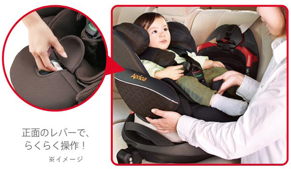 購入オンラインストア  新生児OK　チャイルドシート　シートベルト DX 【専用】フラディアグロウ チャイルドシート